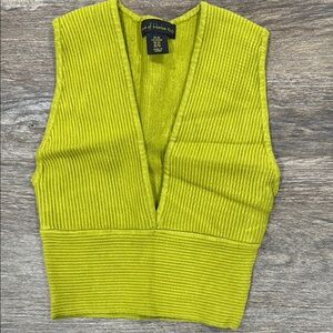 House of Harlow 1960 Ribbed Knit Crop Top